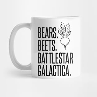 Bears Beets Battlestar Galactica Mug